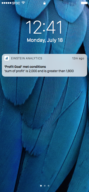 CRM_Analytics's tweet photo. TGIF? More like Thank Goodness For Push Notifications 🙌Today's #AnalyticsProTip: Push Notifications on Mobile
Get Einstein Analytics updates on the go! Push notifications are now available on the EA iOS app. See how to enable them for your org TODAY ➡️https://t.co/SCxfqvcveI https://t.co/1XWXPZhuQu