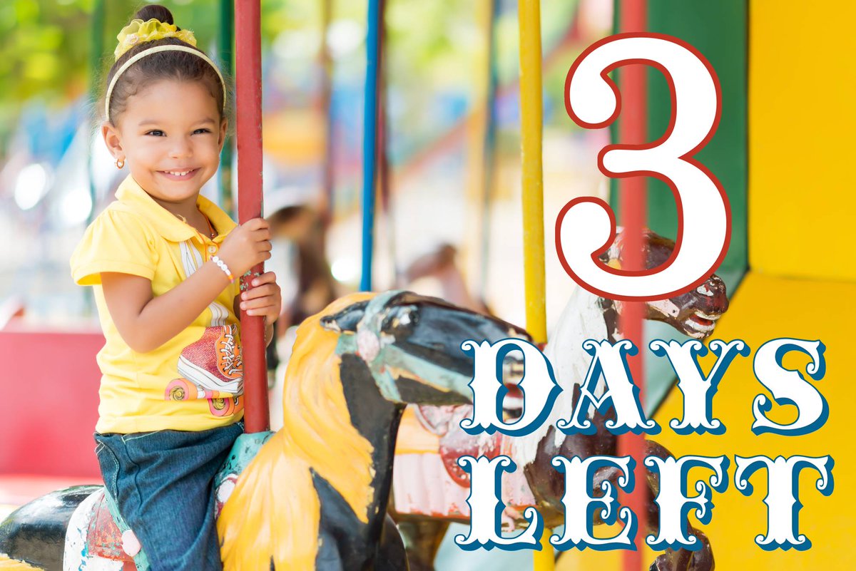 We're getting so close to the end of the BEST DEAL available this year! ONLY 3 DAYS LEFT!!
🎉$5 for adult admission and Buy One Get One Unlimited Ride Wristbands! Kids 12 and Under are always free at the SCF!🎉
Don't miss out and buy now!
sacfair.com