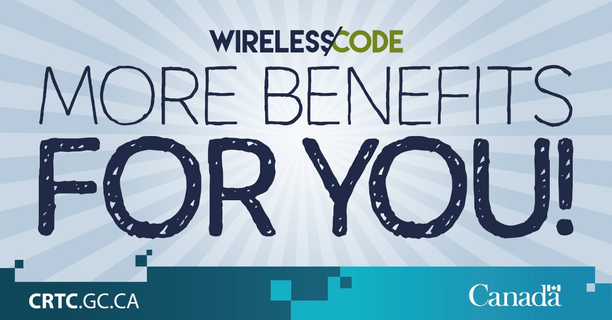 CRTCeng's tweet photo. Are you a person with a disability? #DidYouKnow you have 30 days to test out certain wireless plans? Learn how else the #WirelessCode protects you: https://t.co/YKOIQSz12s https://t.co/W1qWVWncYb