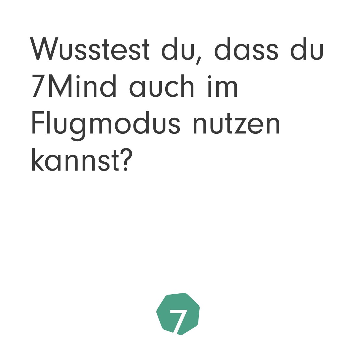Entspannung per Smartphone wird heiß diskutiert. Schließlich stresst uns die ständige Erreichbarkeit auch. Aber wusstest du, dass du unsere Meditations-App auch im Flugmodus nutzen kannst? So bleibst du ganz bei dir und kannst wann und wo du willst meditieren. 🙏