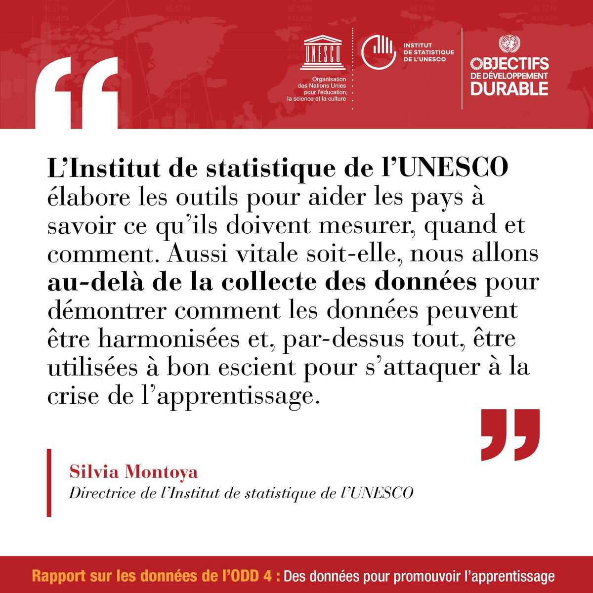 UNESCOstat's tweet image. Le #SDG4Digest fournit tous les outils dont les pays ont besoin pour mesurer les résultats de l’apprentissage ow.ly/v7WL50nPpYz