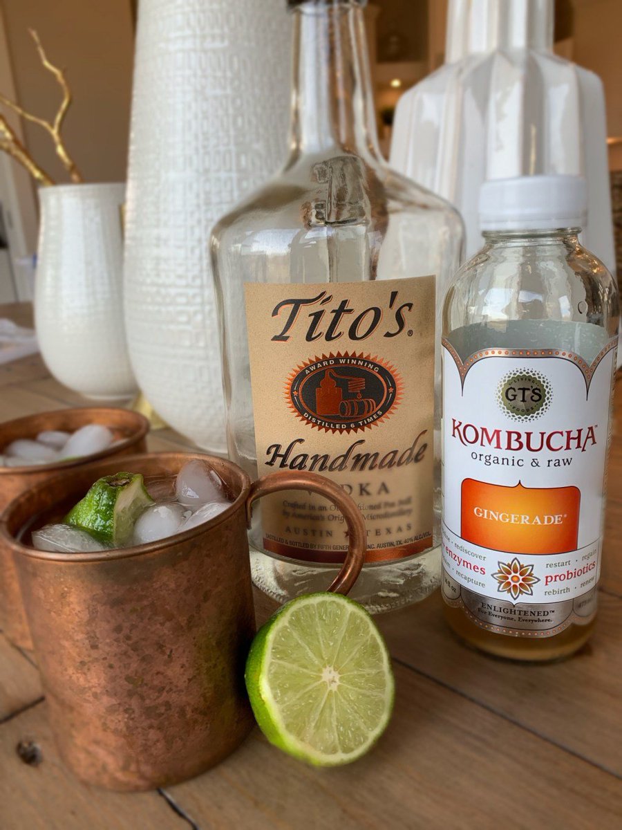 gfsogood's tweet image. Tito’s Kombucha Mule glutenfreesogood.com/2019/03/29/tit…