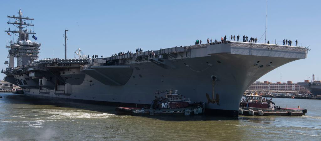 Ike is back! #USSDwightDEisenhower returned to sea yesterday following a planned incremental availability during which the ship received innovative upgrades. #NavyReadiness - navy.mil/submit/display…