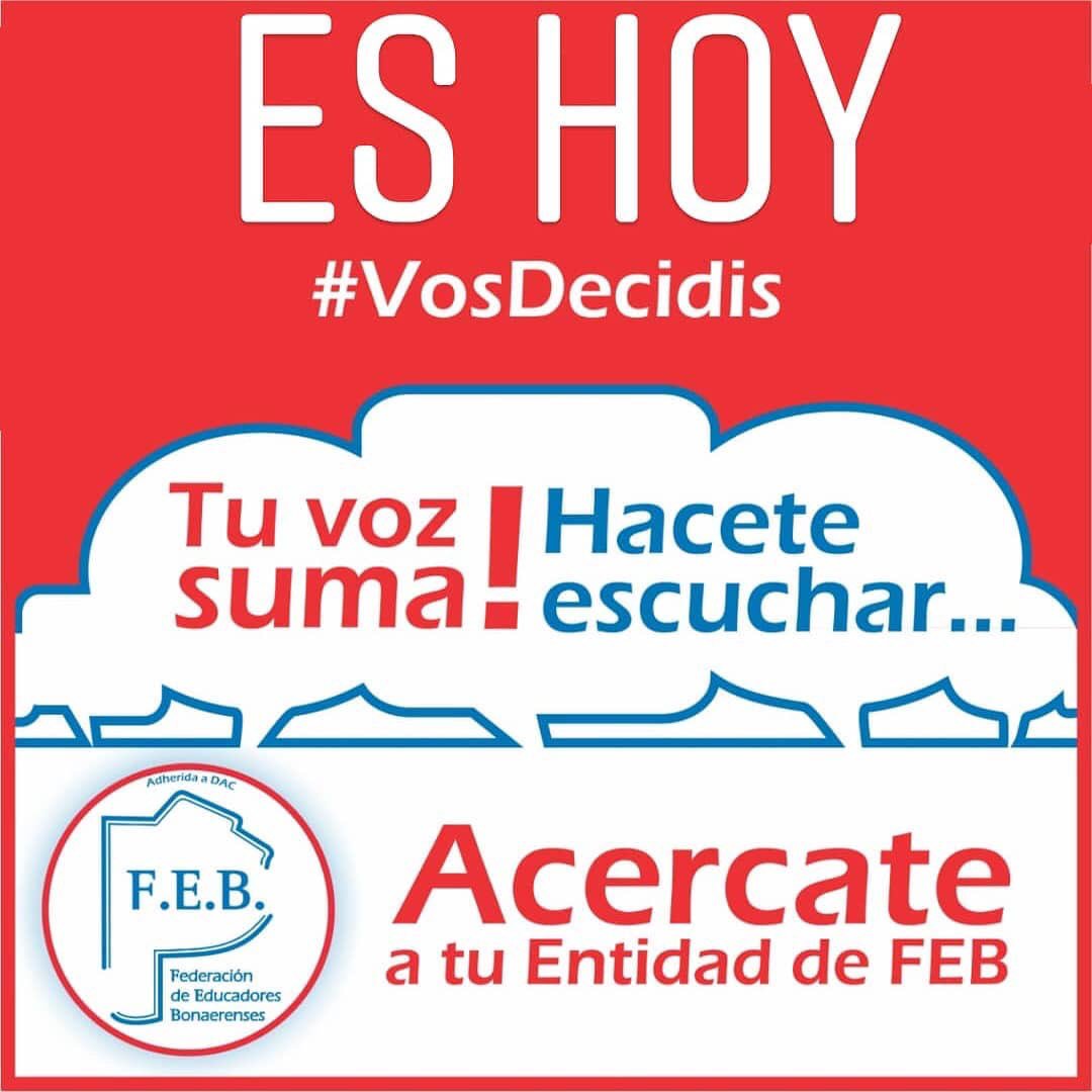feb_navarro's tweet photo. *#VosDecidis Lunes #Congreso de la FEB Central*

👉 _El lunes se pone a consideración los mandatos de todas las entidades de FEB en la provincia, votados entre ayer y hoy._

🗣 *Tu voz suma!*... _Hacete escuchar..._

📝 *Acercate a tu Entidad de FEB y VOTA..* https://t.co/5UjchmTbaW