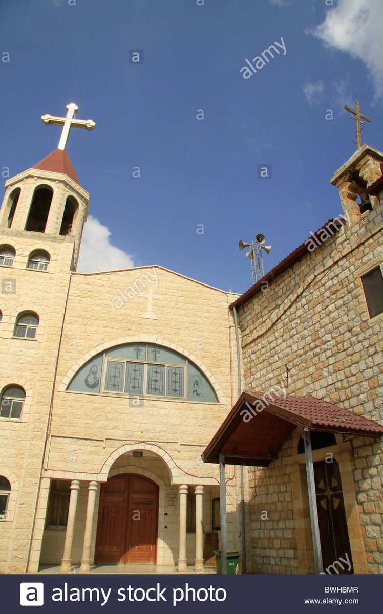 Deir Hanna دير حنا is a Palestinian town in the Galilee. It’s home to 2k Palestinian Catholic Christians. In 1948, zionist militias bombed a house for Shoufani family to terrorize people and make them leave, but things didn’t go as planned and the villagers stayed.