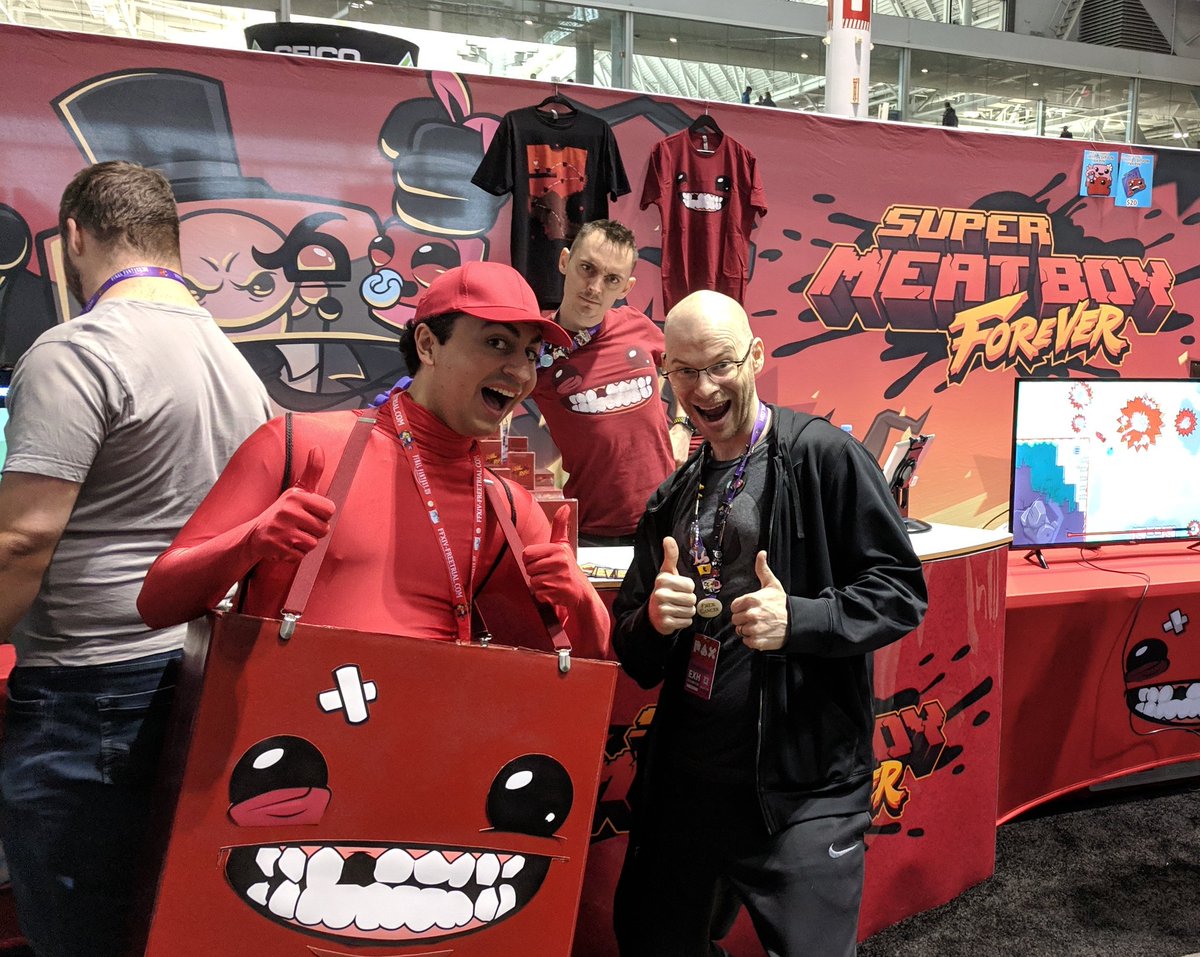 SuperMeatBoy's tweet photo. He got free stuff because of this. Let that be a lesson to all of you. https://t.co/B9Usx3muAn