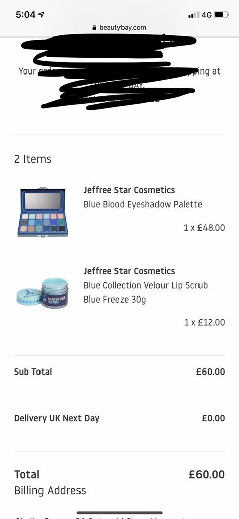 b95_barnes's tweet photo. @JeffreeStar AARGH!!!! Got mine 😱😱😱😱 tomorrow can’t come quick enough!! 💙 https://t.co/yqqfx75OIh