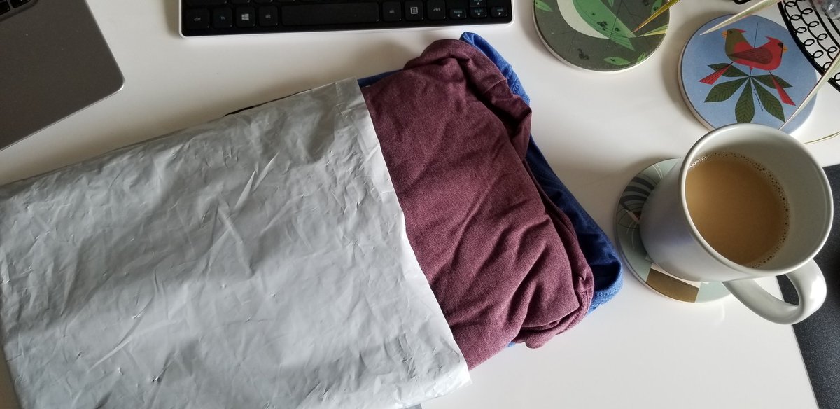 HumorMeShannon's tweet photo. @VTTSofficial
Listener Log:
Hop.Scotch.1
Package arrival from across the galaxy! Last #ChatStew was sans unboxing, so please enjoy this unbagging.
Always fond of a tee/pin, but I ❤️ VTTS graphic design SO much I went all out! #merchmadness
Listener Log Out.
#VoyageToTheStars https://t.co/RXRYiU4Lxw