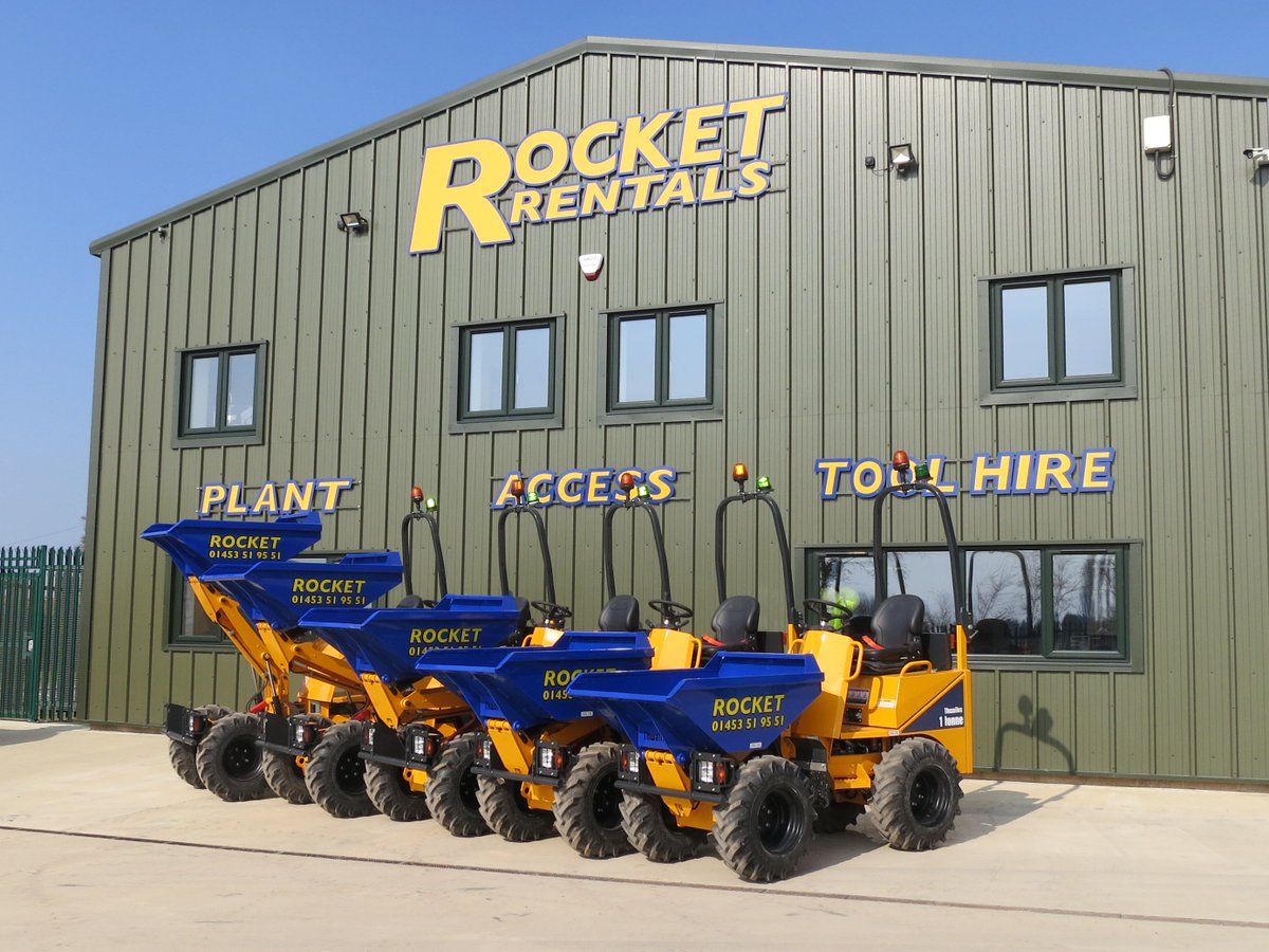 New to the hire fleet this week, Thwaites 1 tonne high tip dumpers!