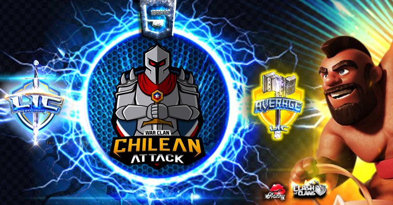 Estos guerreros vienen desde Chile 🇨🇱 a luchar por ser los campeones de la modalidad Average 🔥🇨🇱🔥
¿Quien podrá detenerlos?
¡Bienvenidos! <a href="/Chilean_Attack/">Chilean Attack</a> a la quinta edición de LIC 🔥⚔️🇨🇱🔥