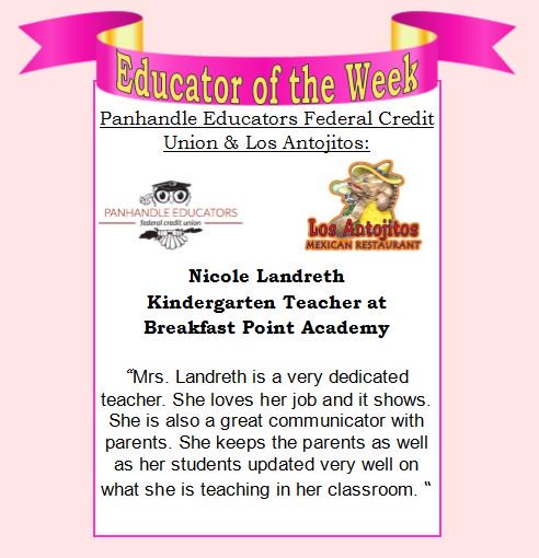 Congratulations to <a href="/nicolelandreth/">Nicole Landreth</a> for this honor! We are so proud of you. #RaysRise