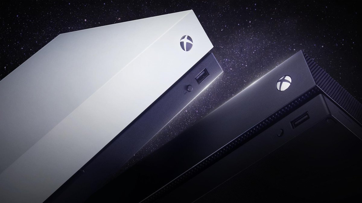 Xbox's tweet image. It’s time to experience the world’s most powerful console.

Save up to $100 on Xbox One X now. Limited time offer. xbx.lv/2FD7eVD