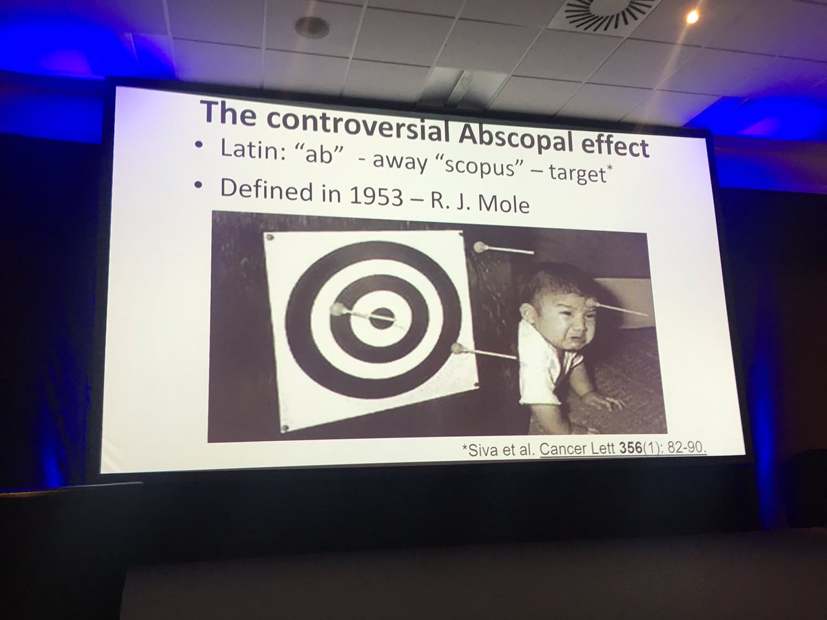 EveraertsW's tweet photo. @_ShankarSiva claiming surgery makes cancer angry... whereas radiation makes the immune system angry (abscopal effect) ... a urologists interpretation of a great overview on RT+ immunotherapy @piet_ost @ChapinMD #BMUC19 @declangmurphy https://t.co/waFQRecn4W