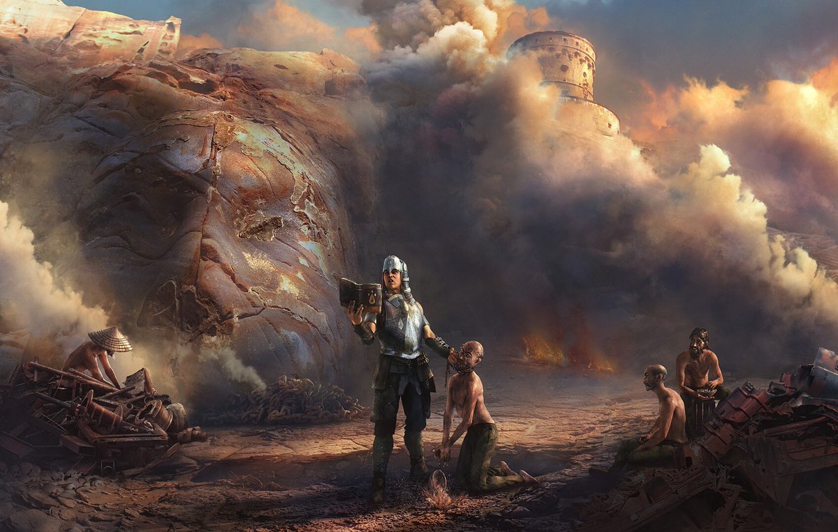 Stigmaga's tweet image. Need a break, my buddy invited me to go camping this weekend and I think I’m gonna get myself a new game. Anybody try Kenshi before? Looks aesthetic.