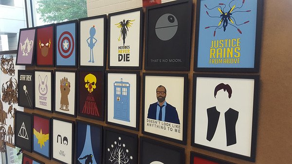 RockwallCF's tweet photo. We have over 30 amazing vendors coming to the Comic Fest!  This year's items include posters, candy, art, bookmarks, pillowcases, and more! Here's a look at some of last year's goodies! 😍 #RCF2019 https://t.co/XJpGGNZUV4