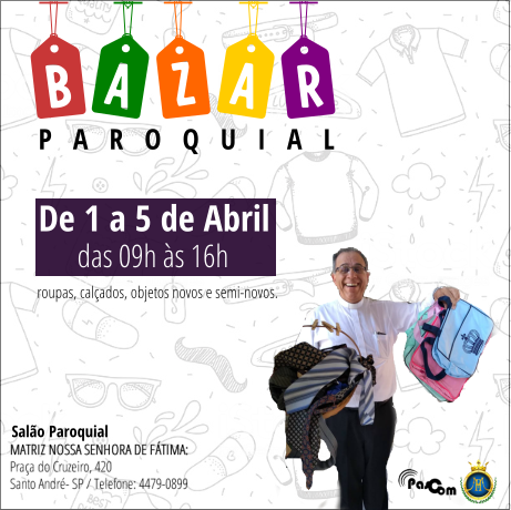 fatimastoandre's tweet photo. Venha conferir as peças do nosso bazar. São roupas, calçados, objetos novos e semi-novos.

#fatimasantoandre #fe #igrejacatolica #IgrejaNossaSenhoradeFatima #jovemcatolico #motivacao #padreVanderleiRibeiro #paroquianossasenhoradefatima #pascom #somosumaigrejaviva #Deus #adoracao https://t.co/otxd07BrDx