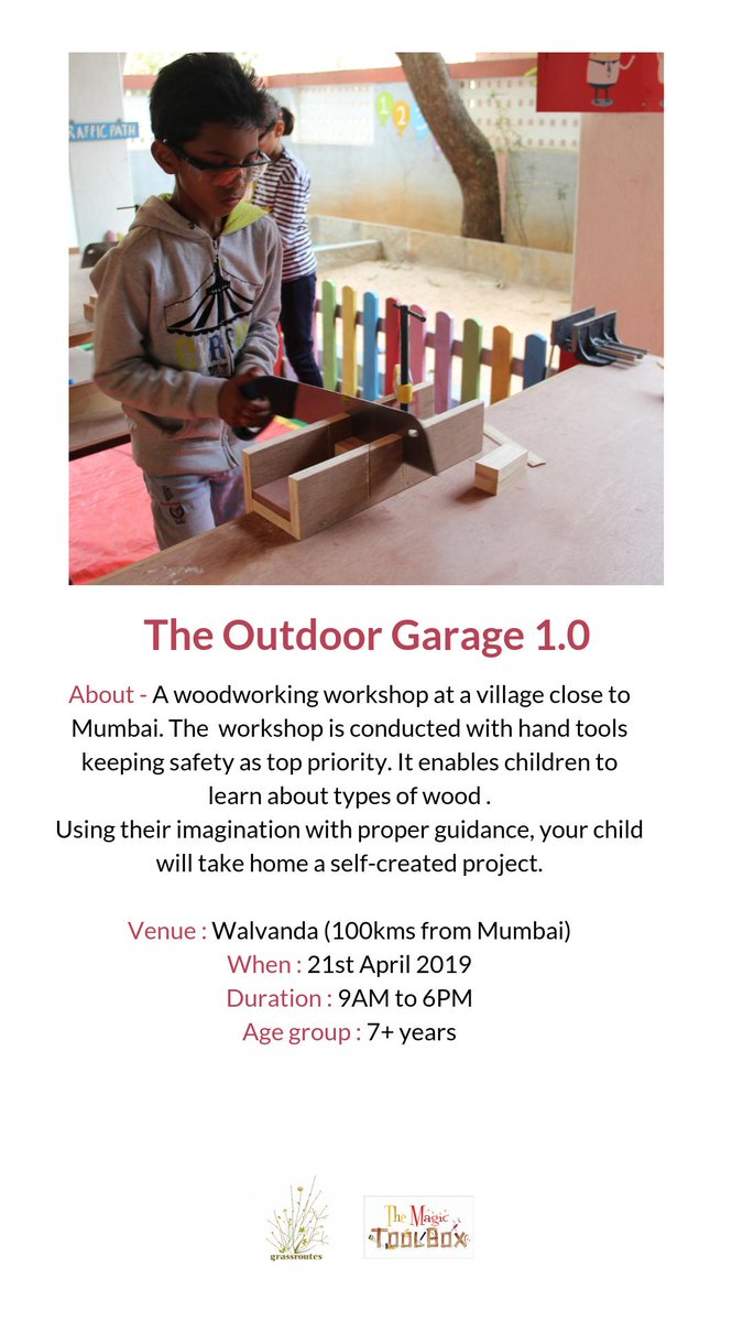 atGrassroutes's tweet photo. Hello to all the #parents out here!!
Here's an exciting activity for your child!

Call 8879477437 to get more details and to clarify doubts

https://t.co/HIxcoxy1vO https://t.co/LQNP7TgV6F