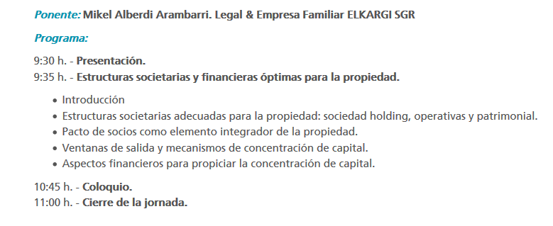 Elkargi_SGR's tweet photo. #Jornada
Estructuras societarias y financieras óptimas para la protección del patrimonio y la empresa
🗓️ Martes, 2 de abril de 2019
⌚️ 9:30 a 11:00 h
📍en @ADEGI
https://t.co/WwFQq8fxvY https://t.co/OTi2F5x0JV