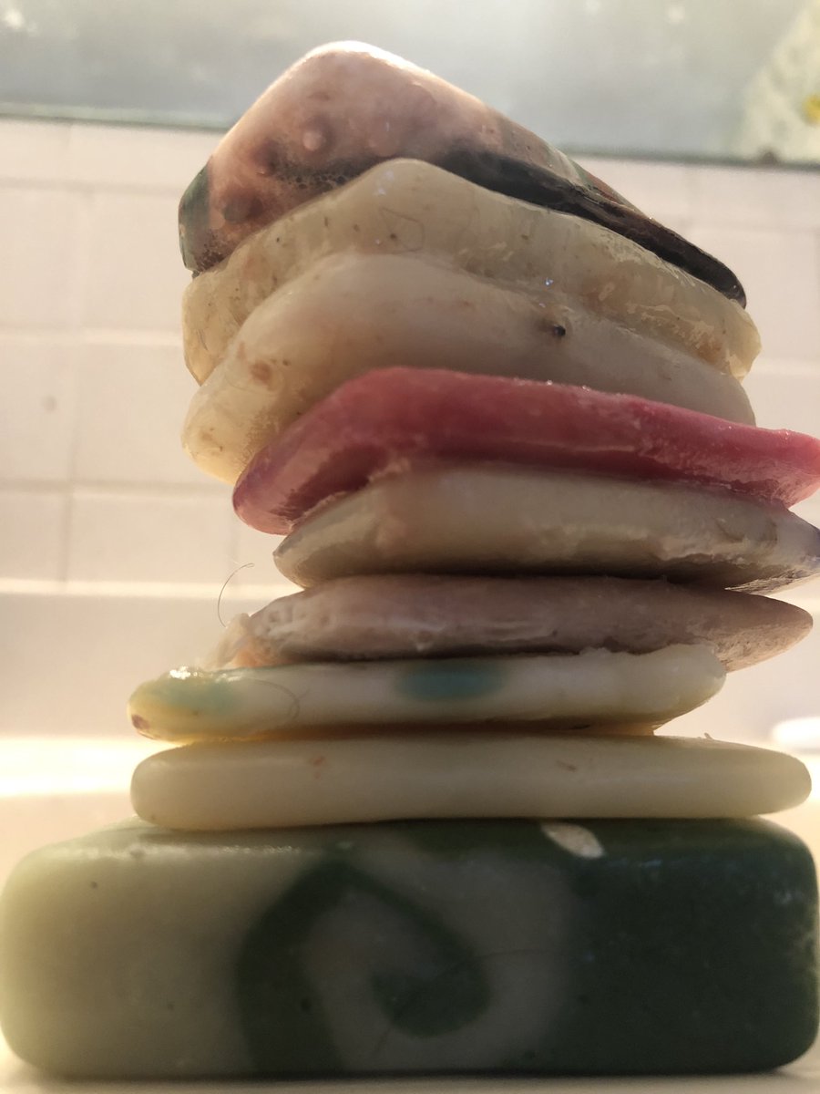 SunriseSoap's tweet photo. How do I love thee?  Let me count the ways. #showerpower #handmade_soap https://t.co/55DUpDaO3Q