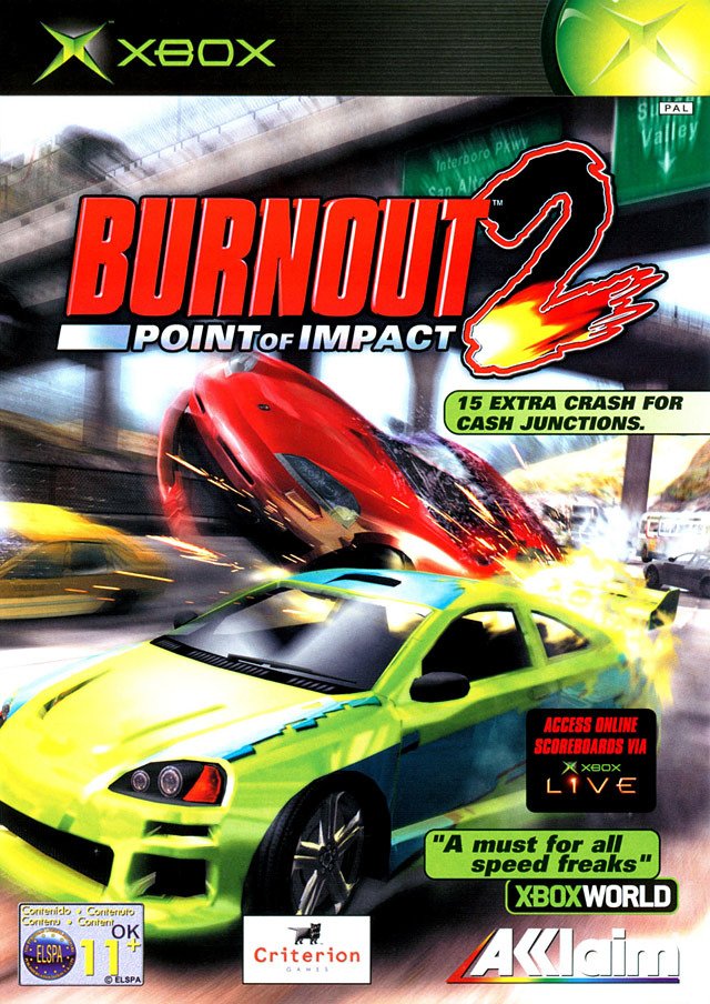 Il y a 21 ans sortait le jeu Burnout 2 : Point of Impact sur Xbox 🎂
