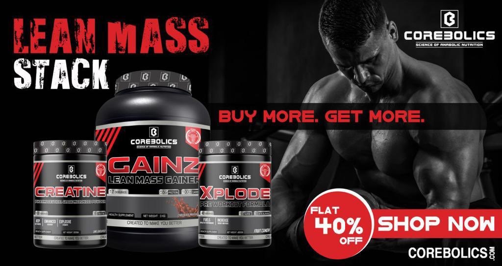 Corebolics (@corebolics) on Twitter photo Get your stack today at 40% OFF!!! <a href="/corebolics/">Corebolics</a> #gym #gymsupplements #gymshark #gymlife #fitness #workout #physique #bodybuilders #bodybuilding #muscle #power #strength Get your stack today at 40% OFF!!! <a href="/corebolics/">Corebolics</a> #gym #gymsupplements #gymshark #gymlife #fitness #workout #physique #bodybuilders #bodybuilding #muscle #power #strength
