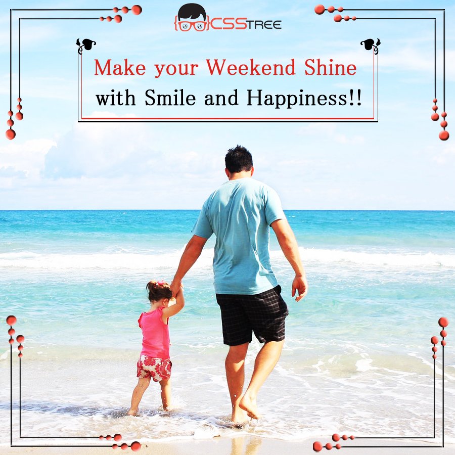 tree_css's tweet image. Maybe you have waited for this weekend through the enter week. Now, it’s time to give rest to your all official accessories. Have a crazy and joyful weekend.
#HappyWeekend #HappyFriday #WeekendVibes #Fun #FamilyTime