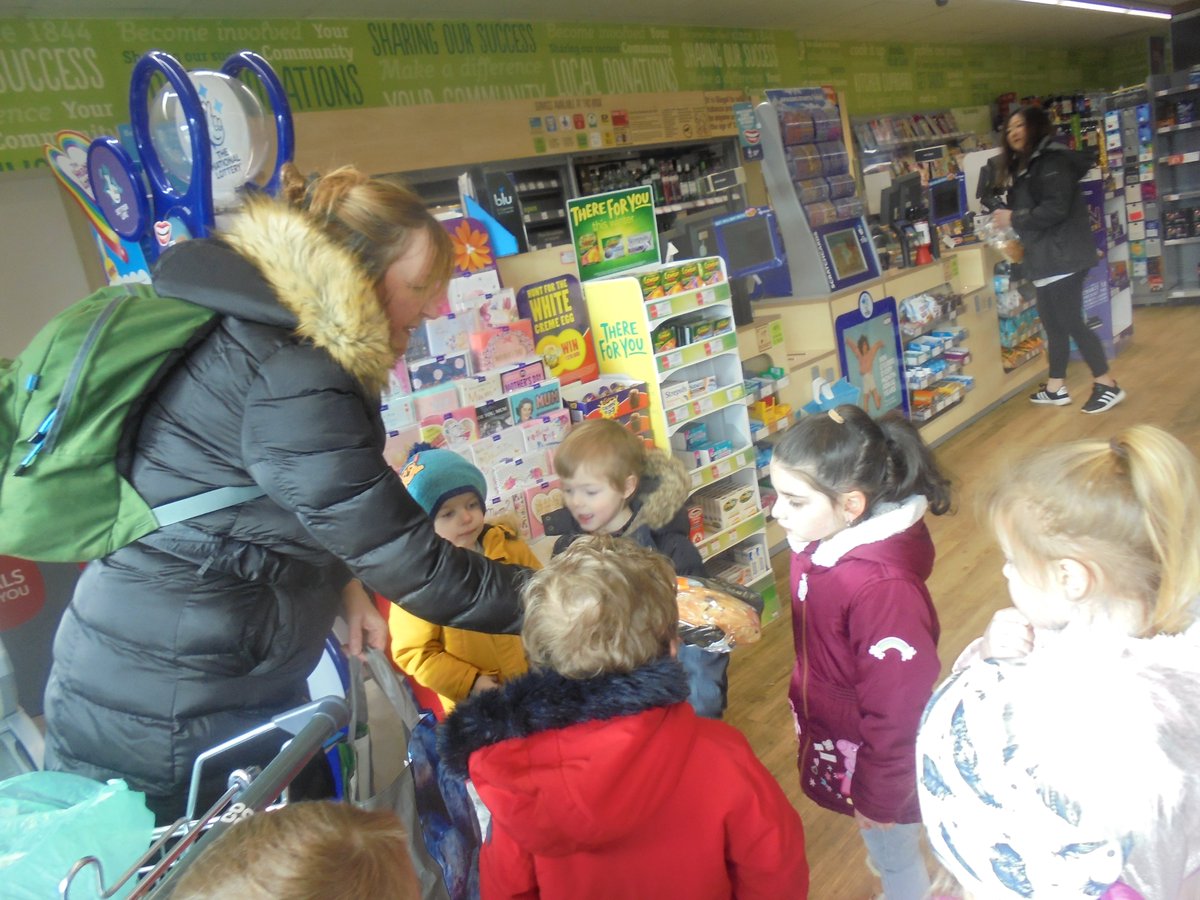 The boys and girls in the 3-5 room have been busy exploring our local community. We have been visiting the library, the local care home and the local coop. #community #relationships #multigenerational #coopfoodshare