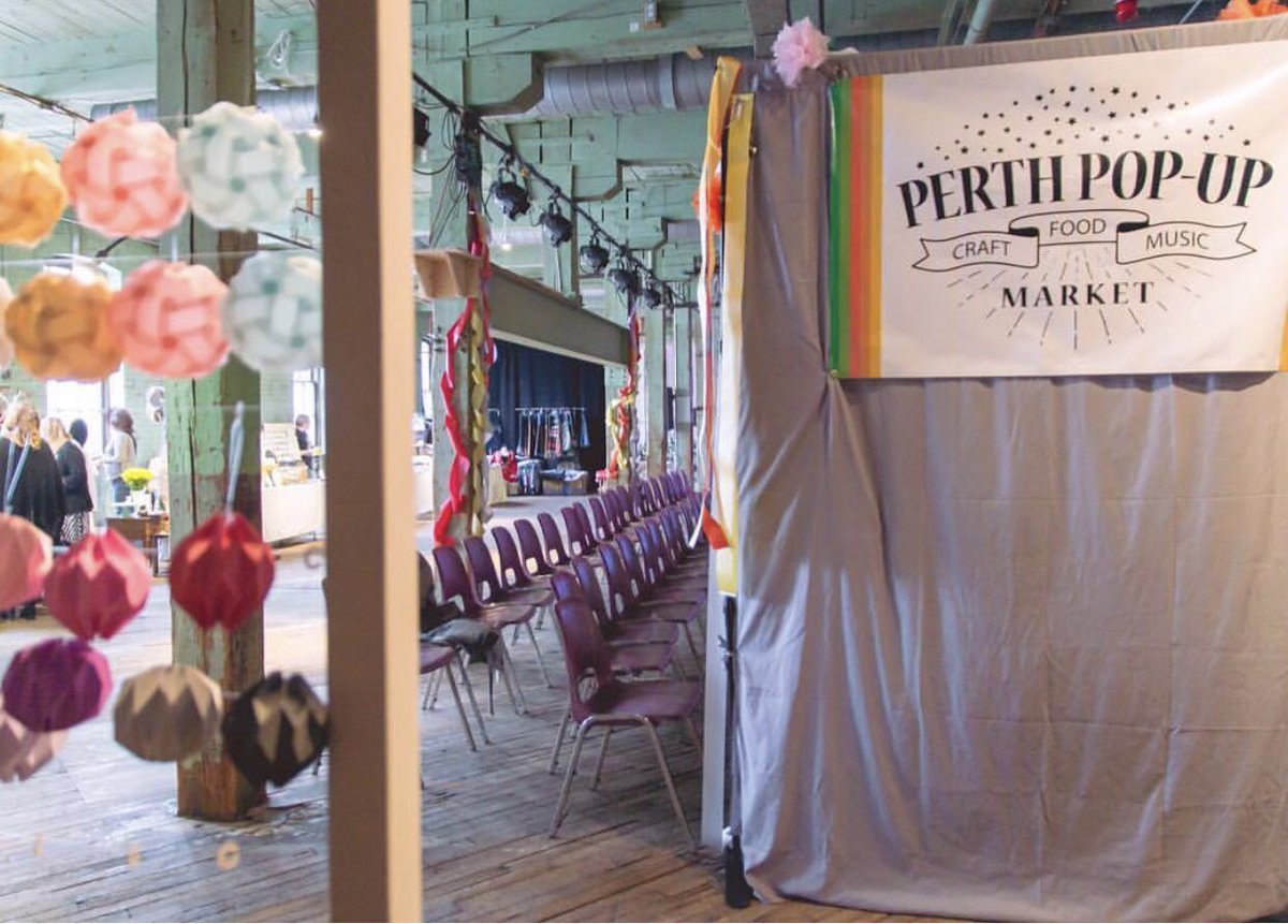 PerthPopUpEvent's tweet image. The 2nd @PerthPopUpEvent Eco Market and Stratford Trashion Show is happening in the stunning @factory163! It is ✨ to create in this collaborative, creative mixed-use facility. Did you know it was originally built in 1903 as an office furniture factory?! 163 King St. on April 17!