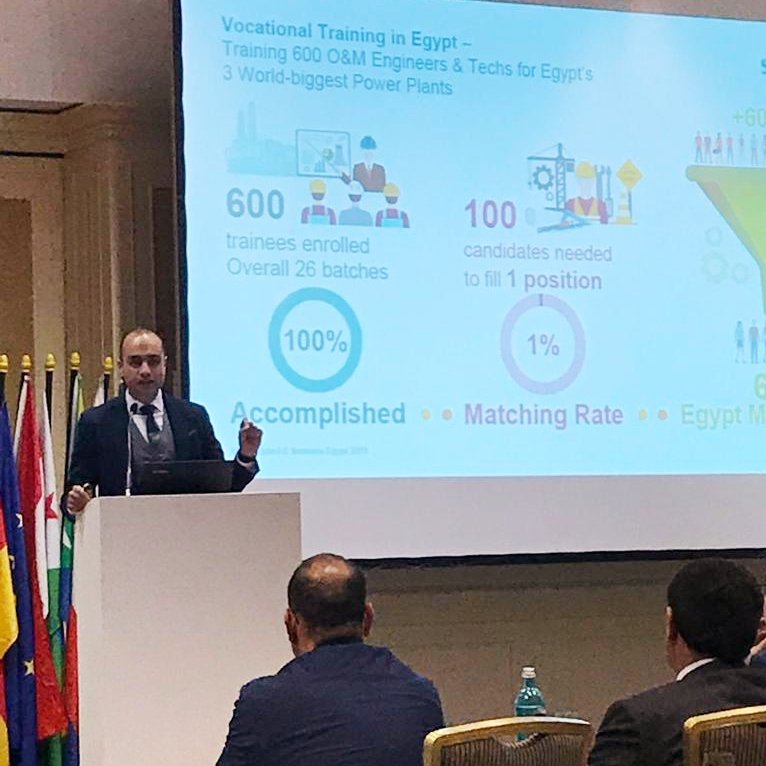 AhmedEl72852675's tweet photo. So much enjoyed sharing our story from @Siemens "#Meaningful #Pathway of #Education in #Egypt" at the 8th Arab-German Education &amp; #Vocational #Training Forum in #Berlin #EduGhorfa 🇪🇬🇩🇪 .. #educationmatters 👩‍🏭👨‍🏭 @thomas_leubner @JuergenSiebel @EndeTorsten @RueterMaria @emadghaly https://t.co/Ajt500yGnU