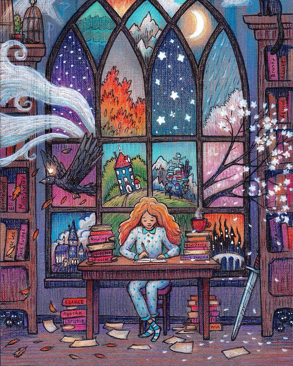 Paperbacks_Plus's tweet photo. #Creativity is putting your #imagination to #work, and it's produced the most #extraordinary results in human #culture.” ~Sir Ken Robinson @SirKenRobinson
“Everyday #Magic” #Art #illustrators Lena & Sasha Nokeek https://t.co/7vpMWSGpow
#everdaymagic #booksandart #books #reader https://t.co/WKexsT9yCk