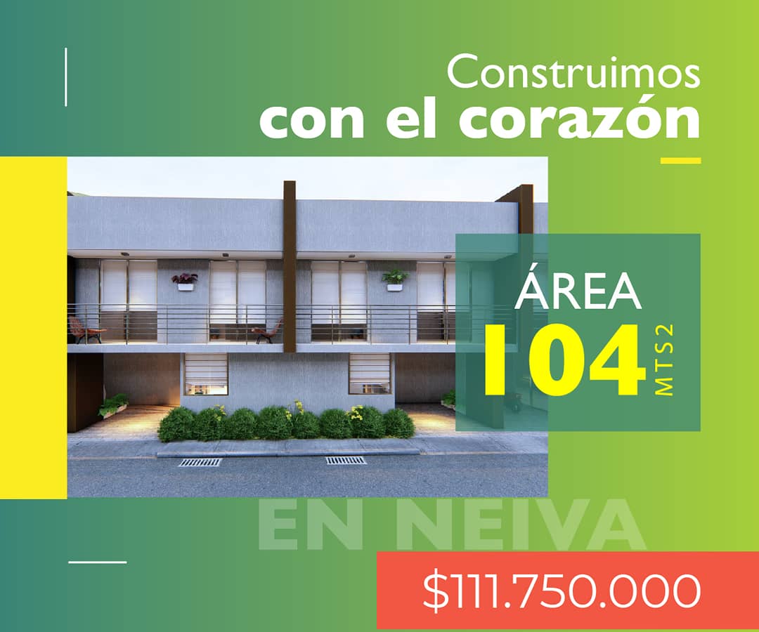 ConstructoraBe5's tweet image. Diseñamos y construimos la casa de tu sueños. 👪🏡Casas 2 pisos, área 104 m2, por sólo $111'750.000.

Comunícate directamente con nosotros al 321 3122582 bit.ly/CasasNeiva o déjanos un mensaje por interno #Neiva #Huila