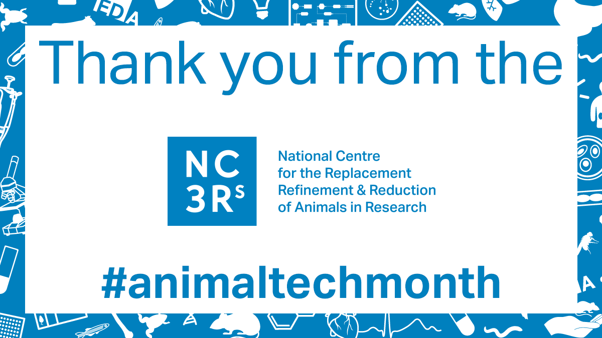 NC3Rs's tweet photo. Today is the last day that we will be tweeting for #animaltechmonth. Thank you to all the technicians and researchers who have taken part in our Twitter campaign during March. Technicians play a huge role in implementing the 3Rs so we are happy to celebrate their work. https://t.co/BtJR7q1dum