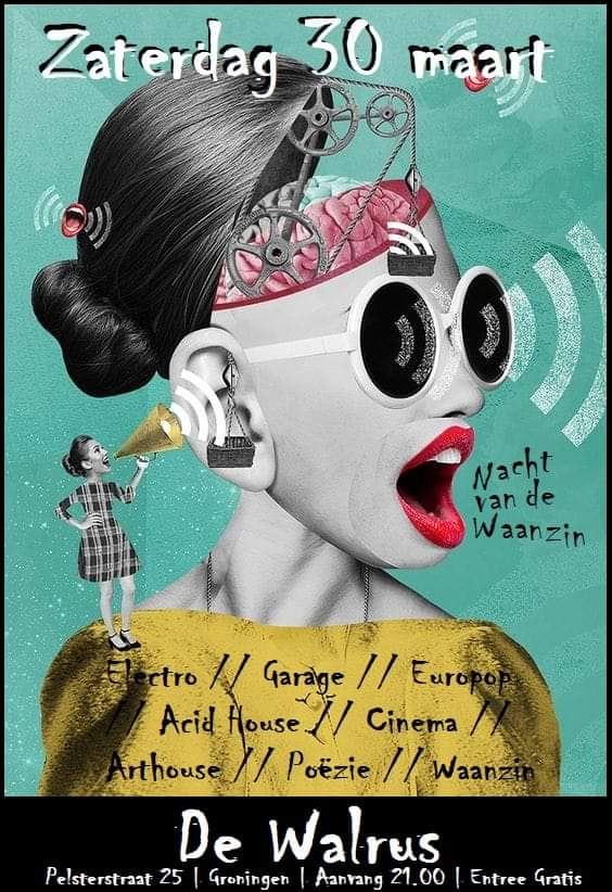 Morgenavond in de Walrus: Nacht van de Waanzin // 21.00 //gratis entree //facebook.com/events/2264014…