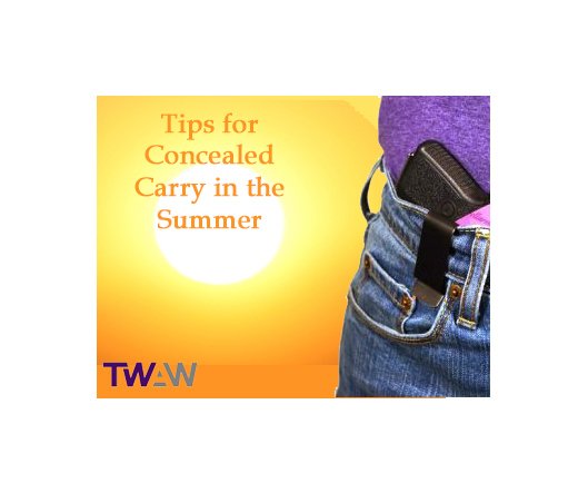 WellArmedWoman's tweet photo. It isn’t too hot yet, but we all know the heat is coming and we all know the challenge it brings for concealed carry. Here are 3 tips for carrying in the summer!
.
#concealedcarrytips #womenandguns #summerconcealedcarry
.
https://t.co/TNlWYKYhGF https://t.co/a1VyTmOeDk