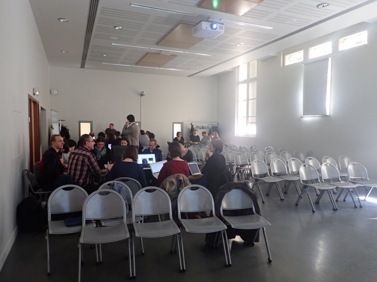 images_usages's tweet photo. C'est parti pour les ateliers de formation : au programme #WikiPedia, #WikiCommons, #WikiData, #WikiSources ... et des ateliers sur la place des institutions dans les projets Wiki.
#GLAMwiki https://t.co/20igKuNVxe