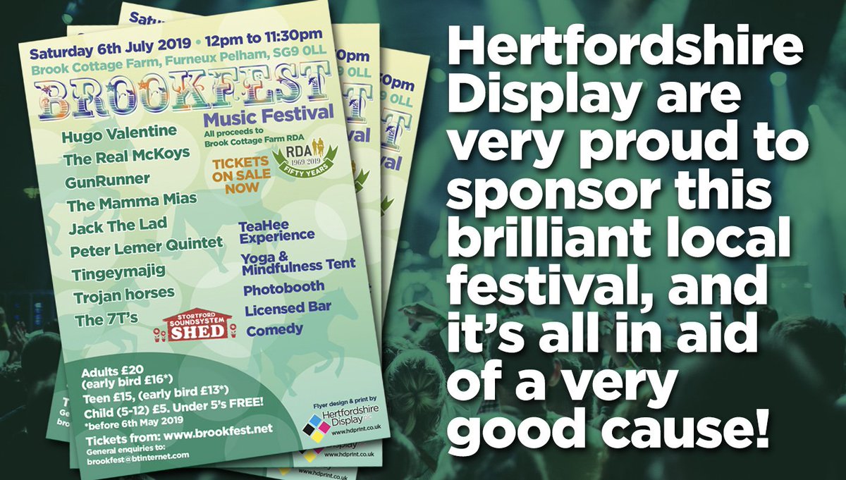 Hdprint On Twitter We Are So Proud To Sponsor Brookfest It S A