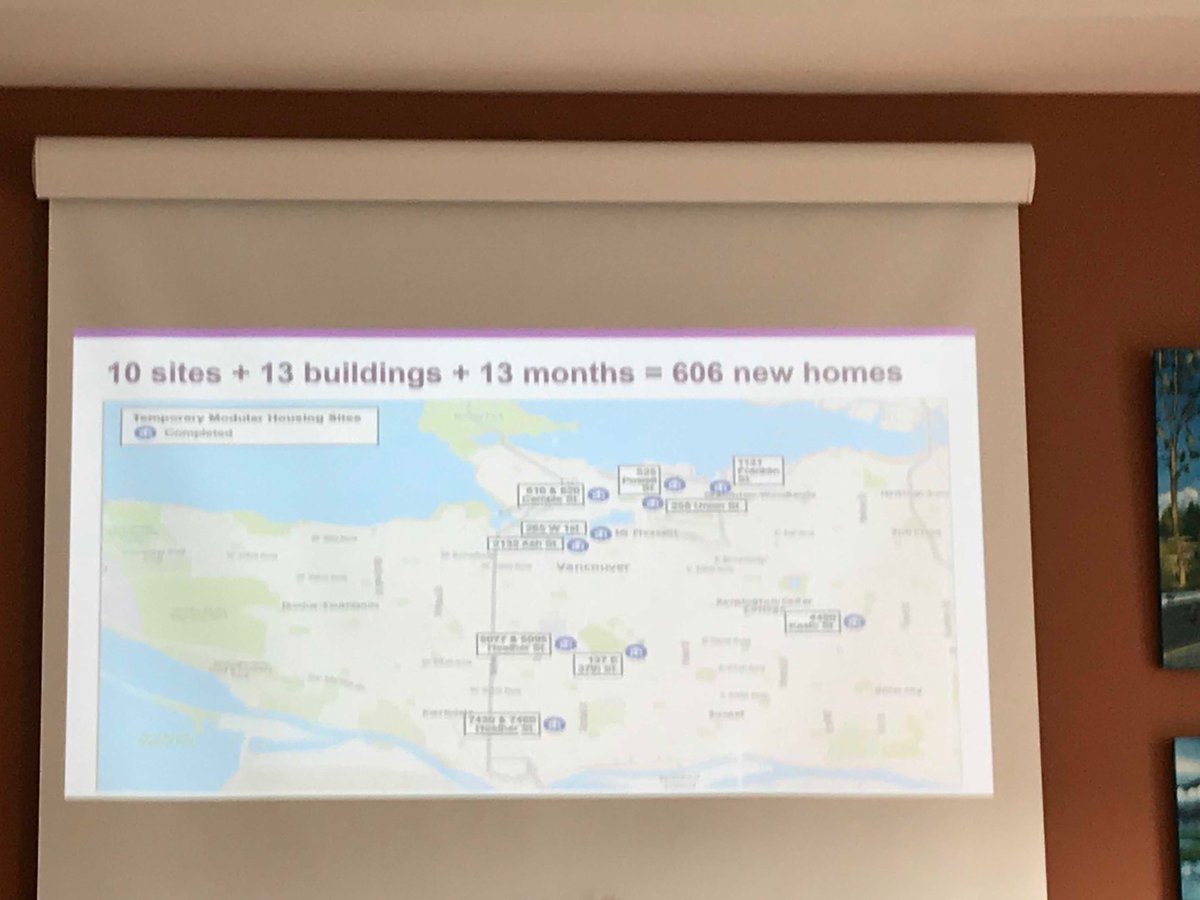 Modular housing in Vancouver through Horizon North- 606 units in 13 months. #ottcity #WeCanEndIt #homelessness ⁦@cmckenney⁩ ⁦@ATEH_OTT⁩