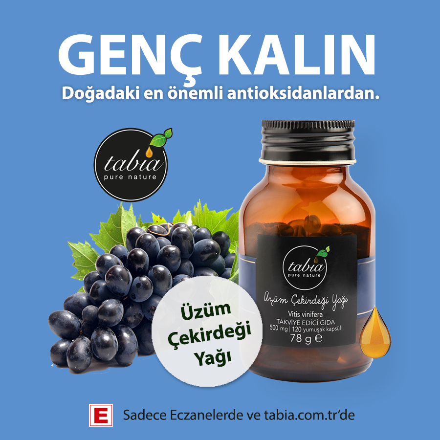 ÜZÜM ÇEKİRDEĞİ YAĞI
Doğadaki en önemli antioksidanlardan.
#tabiaürünleri #tabia #eczane #sağlık #doğalürünler #doğalyağlar #üzümçekirdeği #üzümçekirdeğiyağı