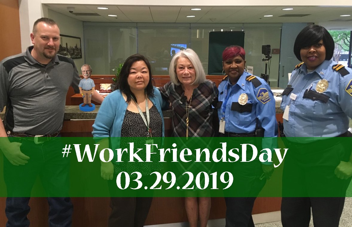 WeAreNorthTexas's tweet photo. Happy #WorkFriendsDay #UNTSystem ! Thank you for helping to make the day enjoyable and productive! https://t.co/uwDcn868rk