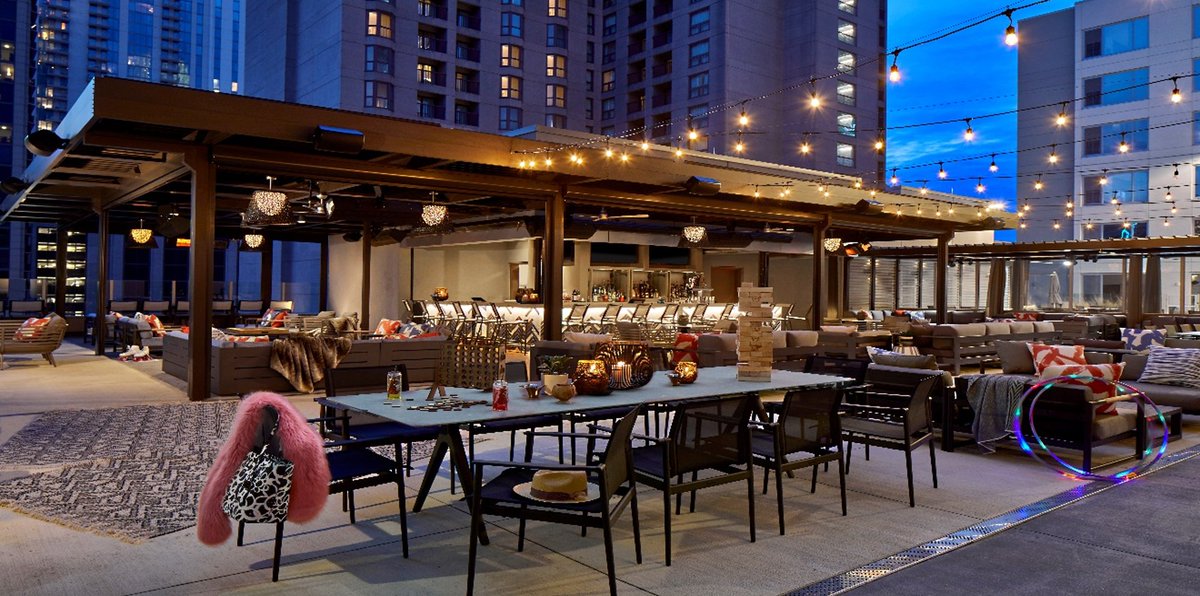 NobleInvestment's tweet image. High Note, the rooftop bar at Noble’s new AC Hotel Midtown and Moxy Atlanta Midtown, named one of Atlanta’s best for drinks and dining! 

#achotels #atthemoxy #highnote #ajc #atlanta #midtown #georgia #hotelnews #realestate #investing #hotels #lodging #hospitality #travel #Noble