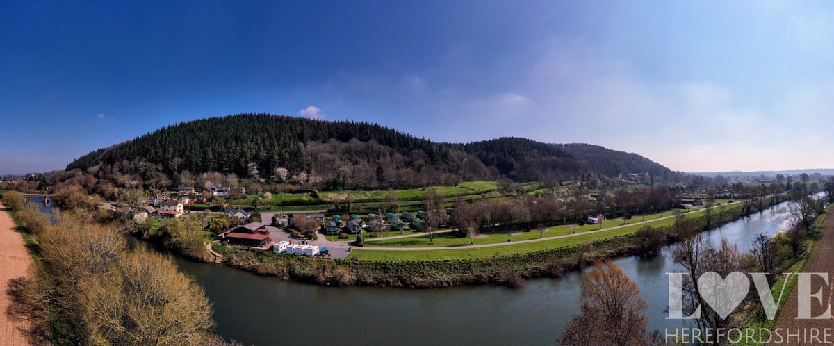 View from the air looking over Lucksall caravan park to Haugh Woods - And a lonely tree.
loveherefordshire.com