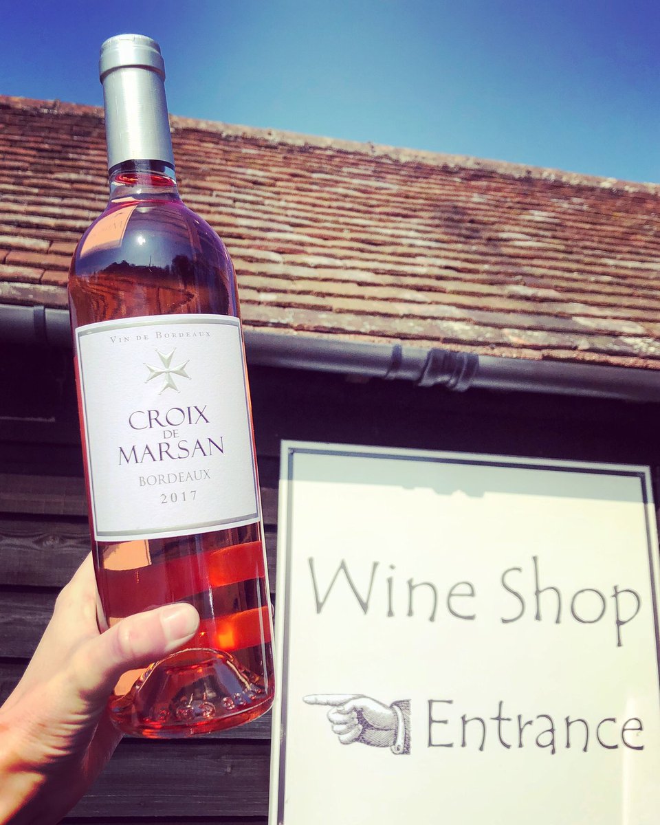 Croix de Marsan Rosé 2017 Bordeaux AC on offer this weekend only £8.00 per bottle 💗💖💗 #ROSÉ #spring #FridayFeeling #wine #yattendon #westberkshire