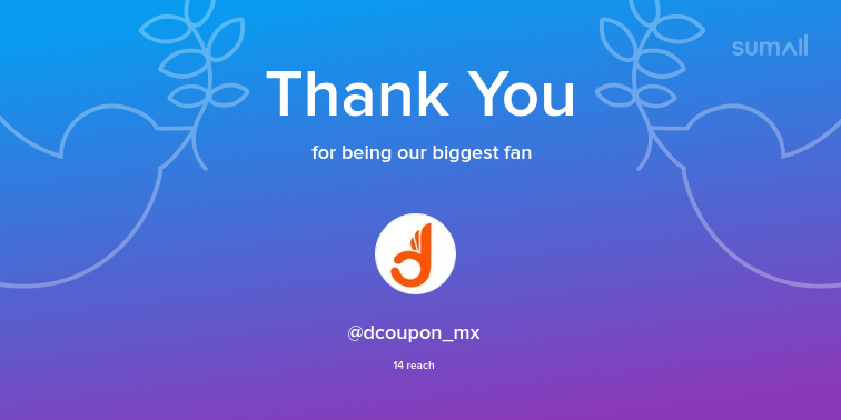 AcluvaqOficial's tweet photo. Our biggest fans this week: @dcoupon_mx. Thank you! via https://t.co/x9RyEJfVqX https://t.co/CcIO7jyHZD