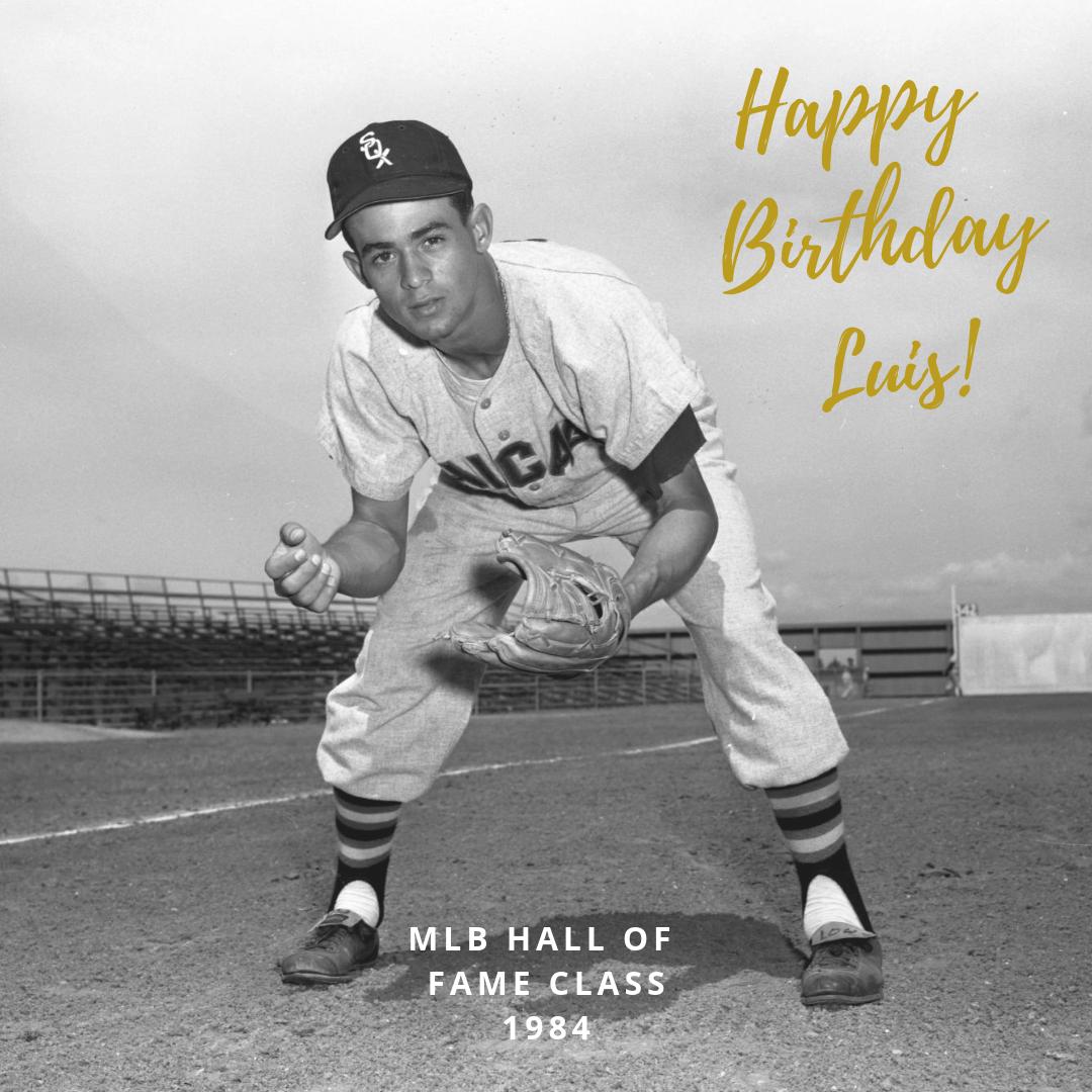 Happy Birthday to the 1984 Hall of Famer, Luis Aparicio! 