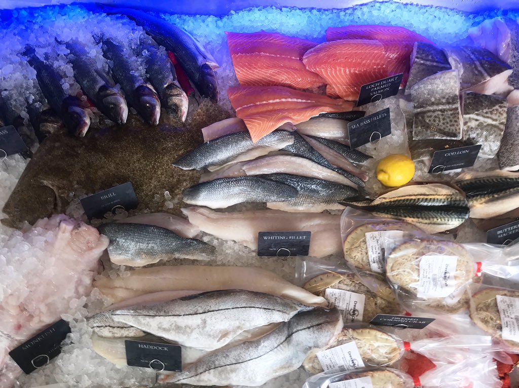 Our fish counter is packed with fresh catch today. Stop by over the weekend to pick up something to enjoy at home 👍🏻
