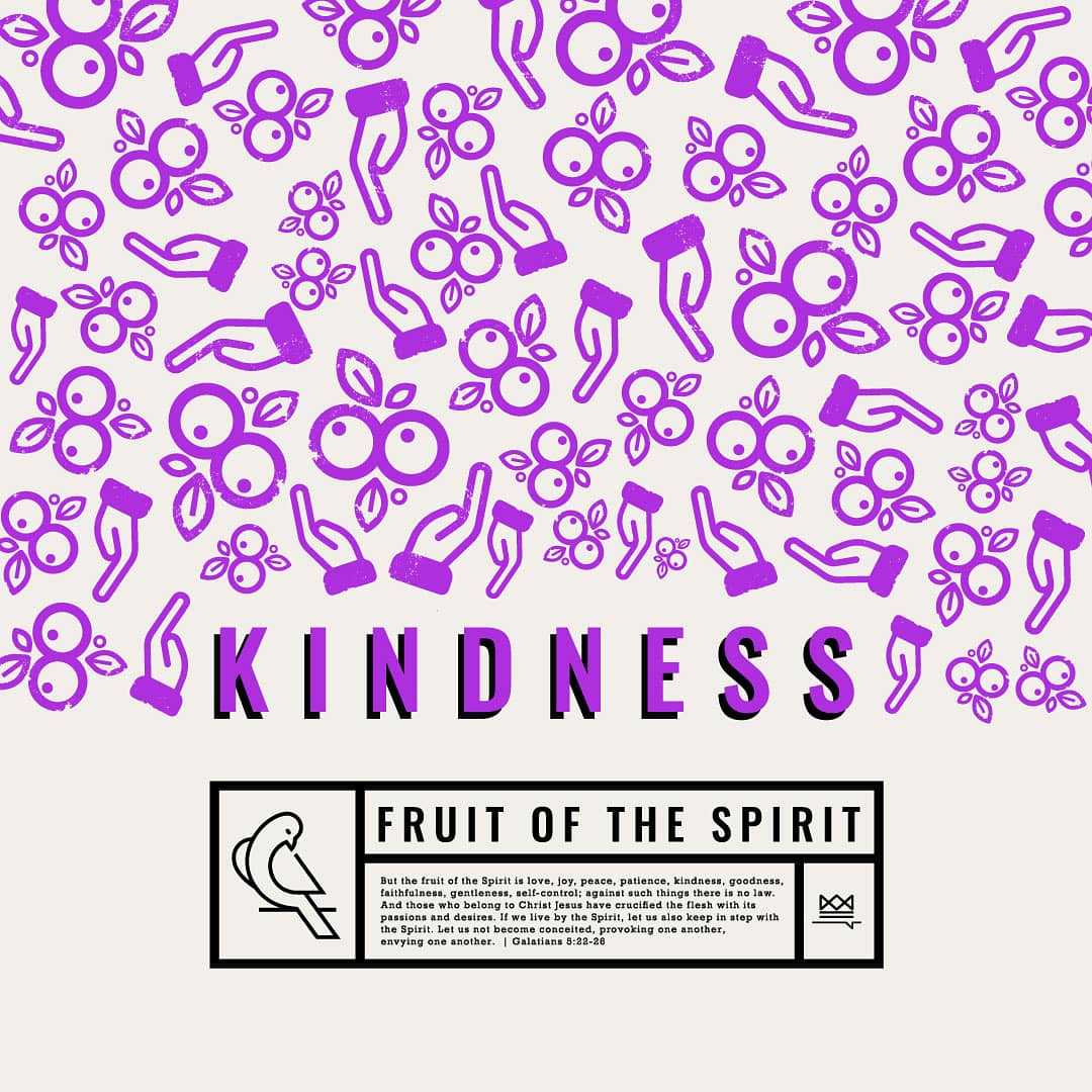 Continuing with the Fruit of the Spirit. Today is kindness 🍇