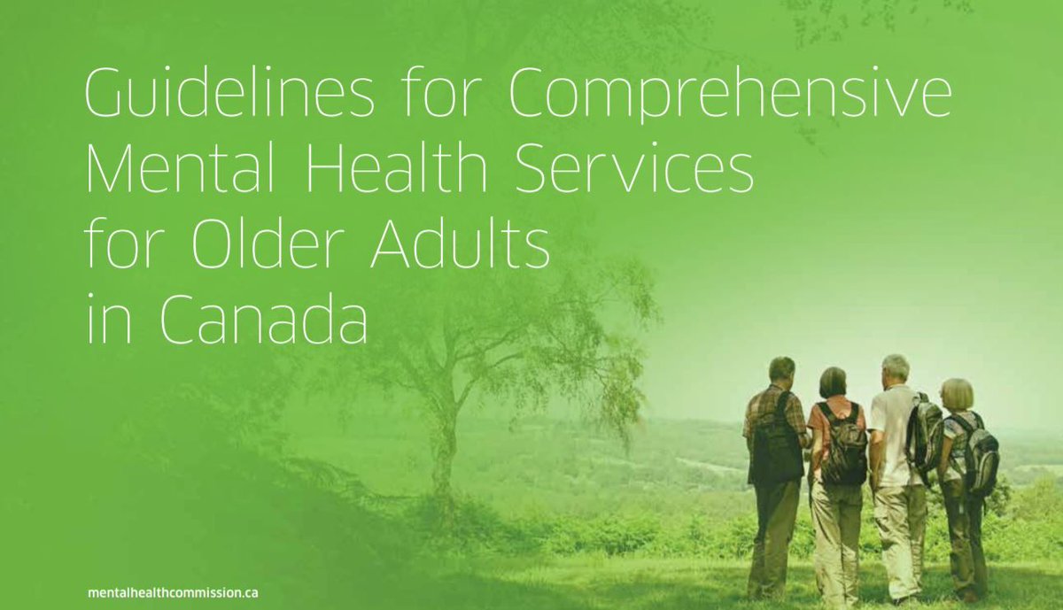 MHCC_'s tweet photo. Our Guidelines for Comprehensive Mental Health Services for Older Adults offers fifteen recommendations on how individuals, service providers and policy makers can take action to promote mental health among seniors https://t.co/Mryi2YZvp6 https://t.co/wnZQXPMpDA