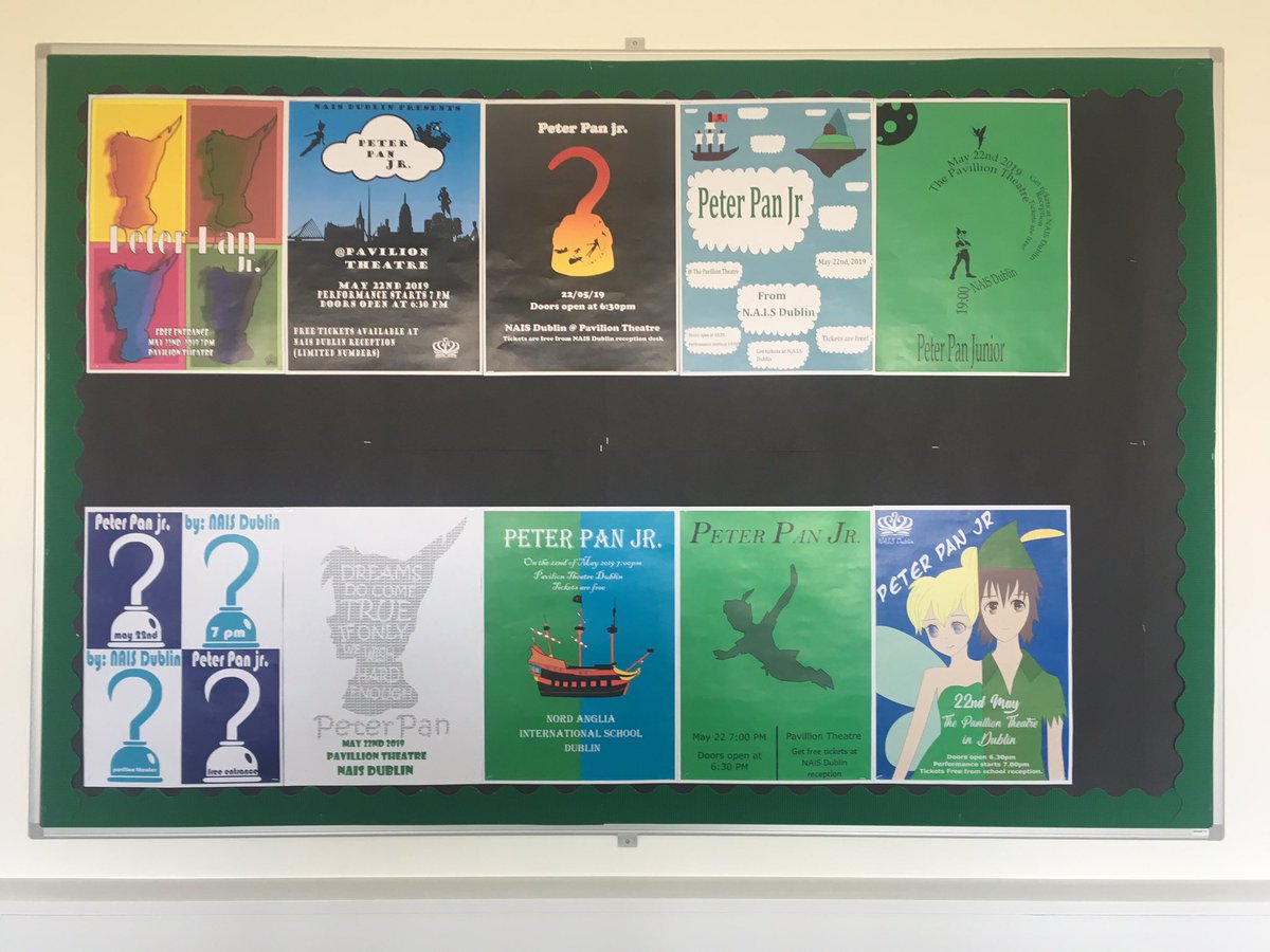 ajb8son's tweet photo. Some great posters designed by our Grade 7 students using the open source software Inkscape #naisdublin #MYPDesign https://t.co/4APRC9Nwwx