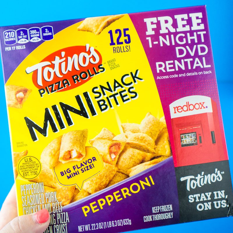 Britni Vigil Make Movie Night Even Better With Mini Rolls And A Free Redbox Movie Rental With The Purchase Of Special Packages Of Totino S Pizza Rolls From Walmart Nothing Beats