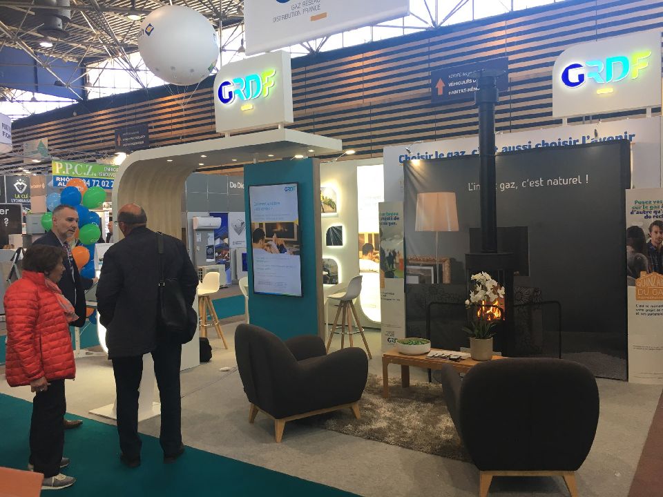 Top départ de la foire de Lyon ce jour jusqu'au 8 avril . Venez decouvrir les usages gaz naturel #GRDF ainsi que la flamme gaz naturel #lemotiongaz  sur notre stand 3g42.